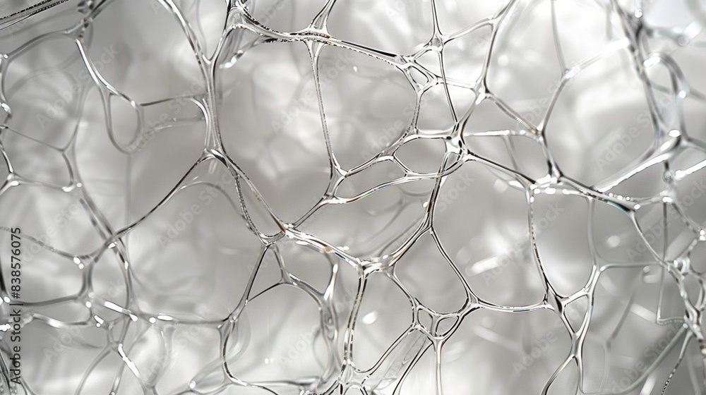 Poster looking closely the intricate web of lines on the transparent polycarbonate reveals a sy yet lightwe
