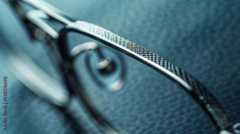 Poster the intricate crosshatch pattern on the titanium frame creates a subtle yet eyecatching contrast aga
