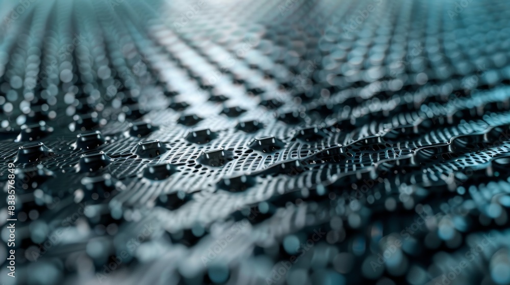 Poster a textured matte finish on a nanotube transistor giving it a more refined and sophisticated look com