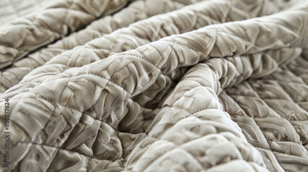 Poster a velvety softness emanates from the intricate diamond patterns of this quilted fabric inviting you 
