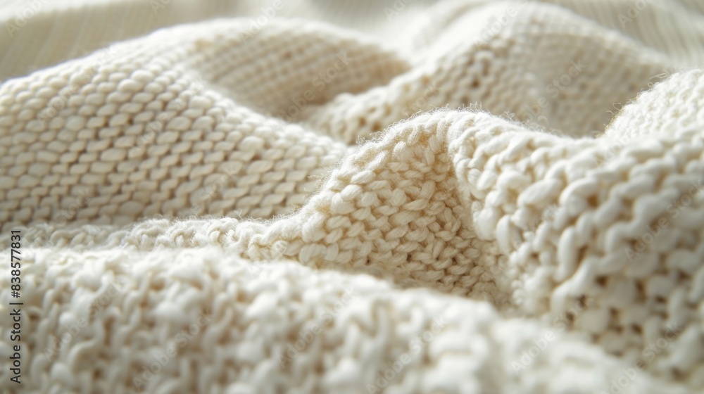 Poster with a gentle touch the fingers can feel the soft and smooth surface of the cotton knit as tiny loop