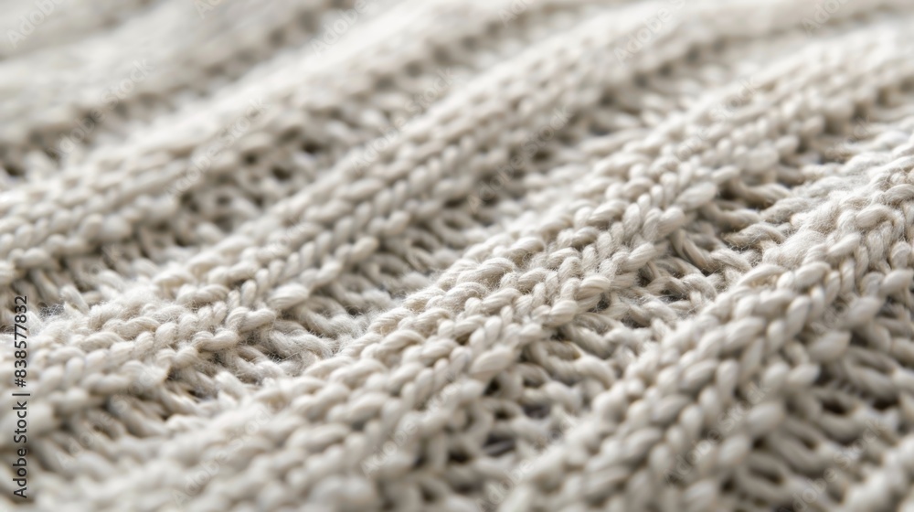 Poster upon closer inspection the fine details of the cotton knit can be seen with tiny threads woven toget