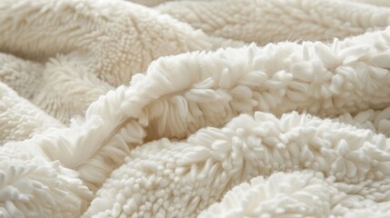 The thick plush fibers create a cushiony texture perfect for snuggling up during a cold winter day