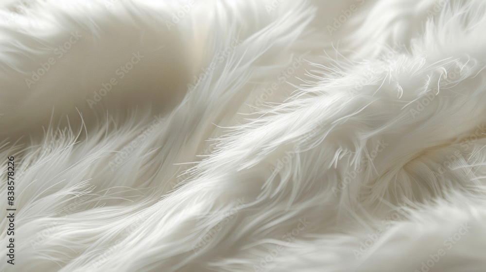 Poster feathersoft the fluffy and downy texture of rayon feeling as soft and light as a feather in the palm