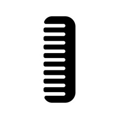 comb icon in flat style isolated on white background
