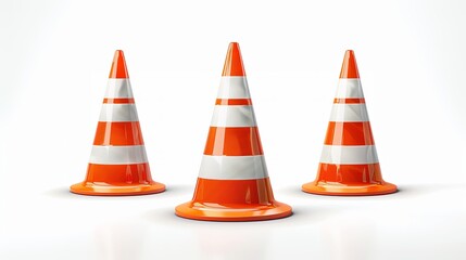 Traffic cone vector illustration