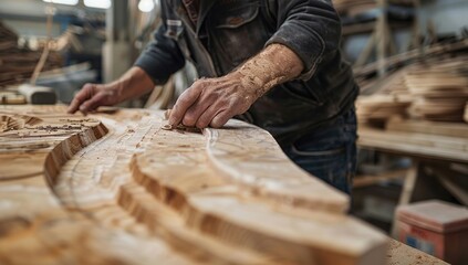 Highlight the artisan's attention to detail, as they inspect each piece with a discerning eye, ensuring that every curve and contour meets their exacting standards.