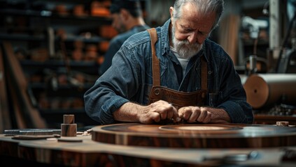 Highlight the artisan's attention to detail, as they inspect each piece with a discerning eye, ensuring that every curve and contour meets their exacting standards.