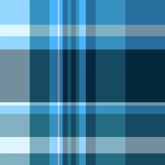 Formal fabric seamless plaid, pretty background textile texture. Realistic check pattern tartan vector in cyan and pastel colors.