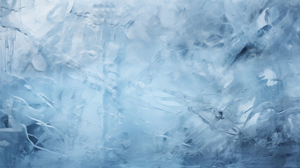 Obraz premium Abstract Ice Texture Blue Cool Winter Theme