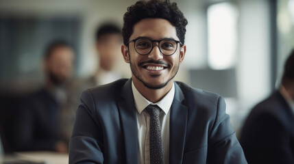 Fototapeta premium a photo of a young businessman
