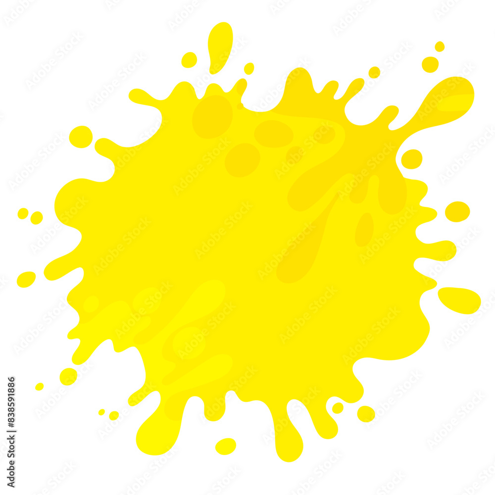 Poster vector abstract complex shape, fluid blotch spot image as template for background. dynamical colored