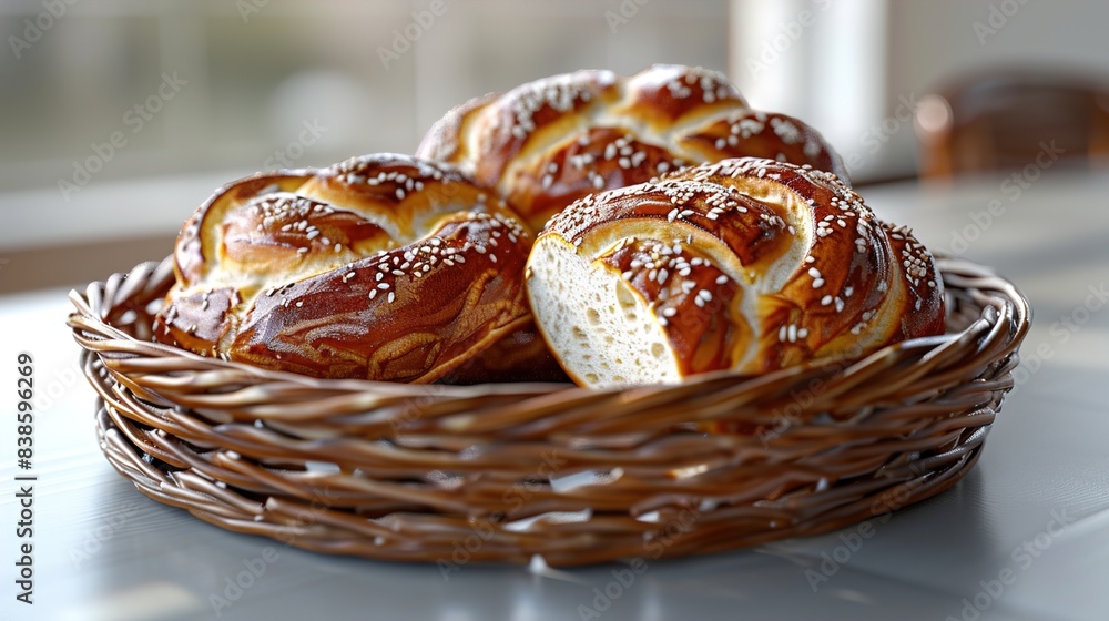 Poster cookies in a basket