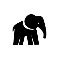 elephant logo vector icon illustration design