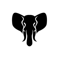elephant logo vector icon illustration design