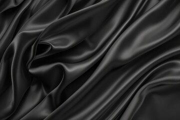 Obraz premium Timeless black background with subtle gradients exuding elegance and sophistication