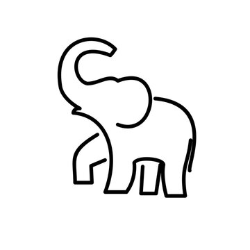 recommend clip art: line African indian Elephant Logo Elephant Logo icon