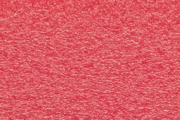 Fototapeta premium Melon pink expanded polyethylene foam sample skin texture background epe beads.