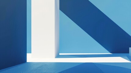 Blue and white abstract geometric striped background wallpaper design.