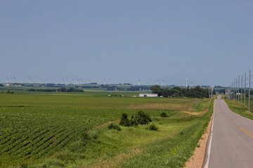 Minnesota countryside in summer