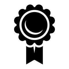 recognition badge glyph icon