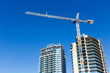 Fototapeta premium High Rise Building Construction Industry