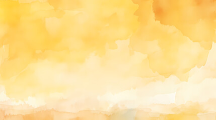 Yellow soft watercolor style background
