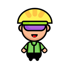 illustration of a cyclist