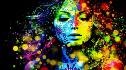 Fototapeta premium Beautiful charming girl woman