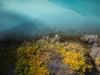 Beautiful landscape near Abraham lake in Alberta, Canada 