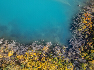 Beautiful landscape near Abraham lake in Alberta, Canada 