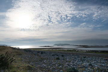 Joli paysage de mer à Trélévern en Bretagne