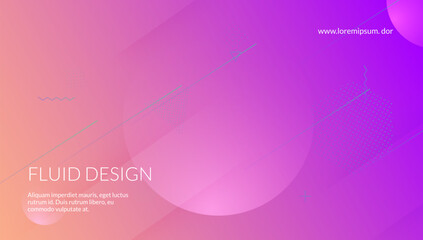 Vector Frame. Wavy Music Illustration. Pink Dynamic Banner. 3d Fluid. Curve Geometry Brochure. Gradient Ui. Space Landing Page. Purple Vector Frame