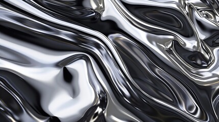 Silver and black abstract pattern