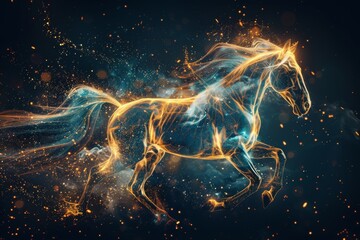 background with horse