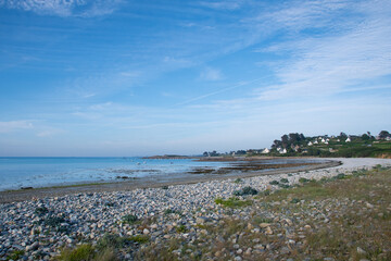 Joli paysage de mer à Trélévern en Bretagne