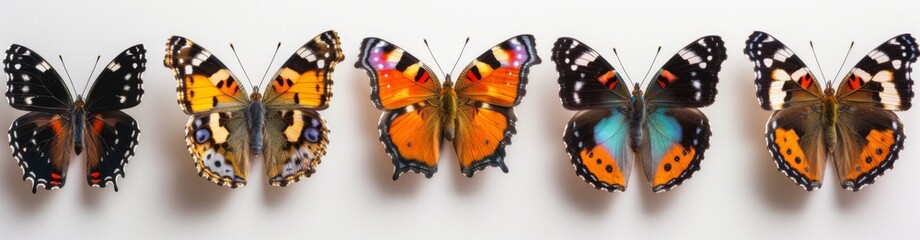 butterfly on white background