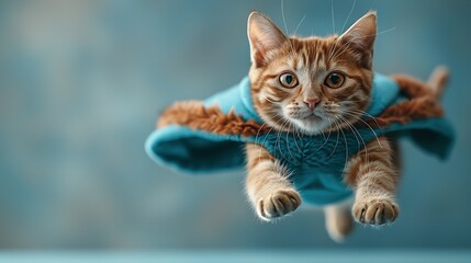 Naklejka premium Tales of the Mighty Mouser: Superhero Cat Unleashed