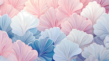 Seamless petals pattern