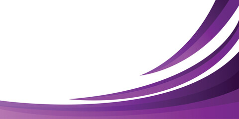 Minimal abstract purple wave banner background vector with multiply layer and copy space