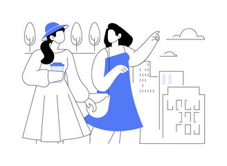 Vintage clothes isolated cartoon vector illustrations.