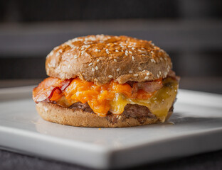 Bacon Cheddar Cheeseburger