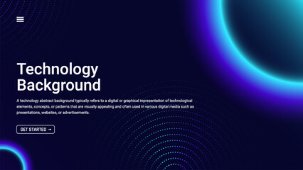 Technology abstract background. Modern abstract background inspired by modern technology trends.