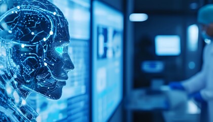 Obraz premium The Future of Healthcare: AI Revolutionizing Patient Care - Landscape