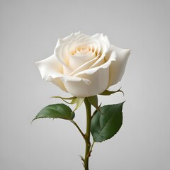 white rose on a black background