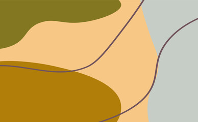 abstract backgrounds Hand drawn various shapes and doodle objects. Contemporary modern trendy vector illustrations. Every background is isolated. Pastel and colorful