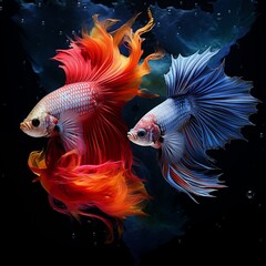 Fototapeta premium Colorful goldfish