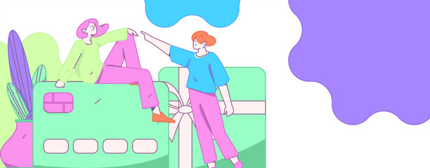 Internet financial management investment flat vector concept operation hand drawn illustration
