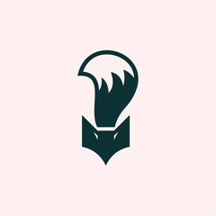 simple fox logo