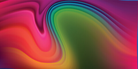 colorful abstract wave background vector